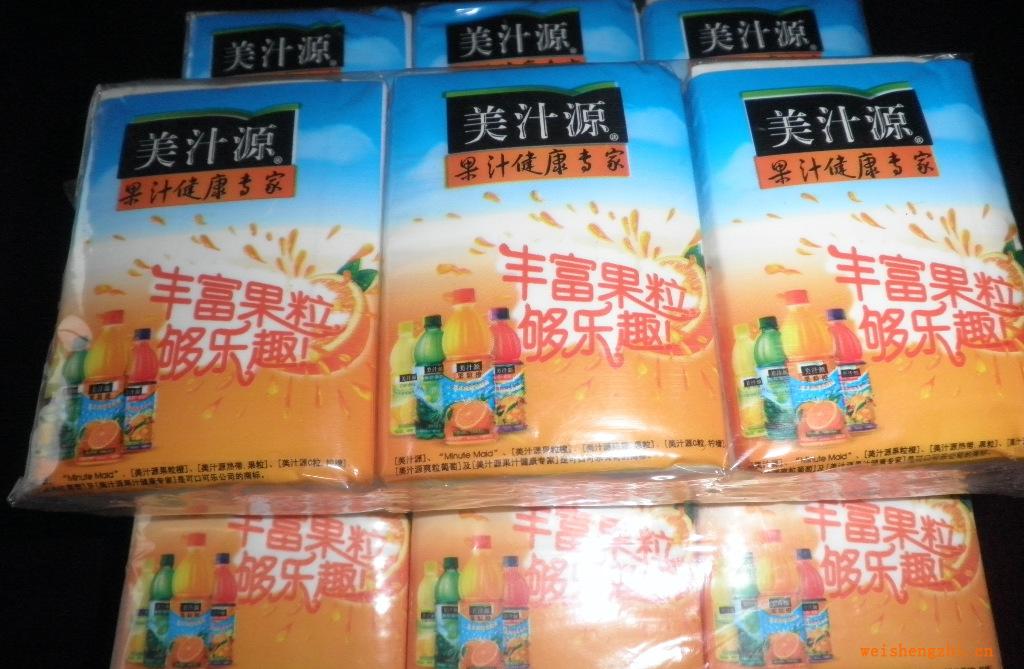 專業(yè)生產(chǎn)加工禮品用廣告手帕紙巾