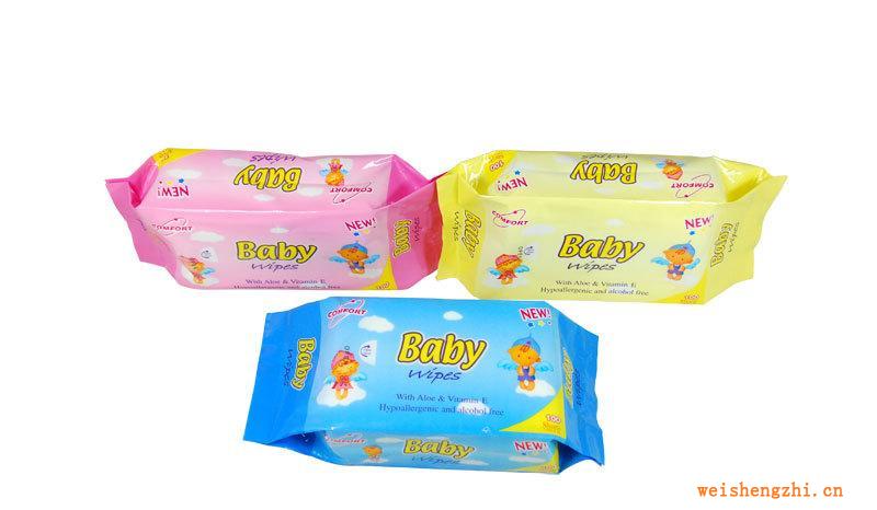 嬰兒濕巾/BABYWIPES---80抽嬰兒柔濕巾，護(hù)膚濕巾